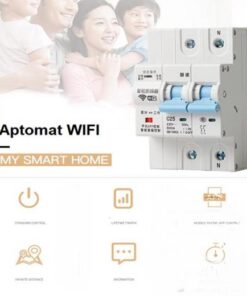 APTOMAT CẦU DAO TỔNG ĐIỀU KHIỂN QUA WIFI TUYA CÓ ĐO CÔNG SUẤT TIÊU THỤ ĐIỆN SHP-IO1